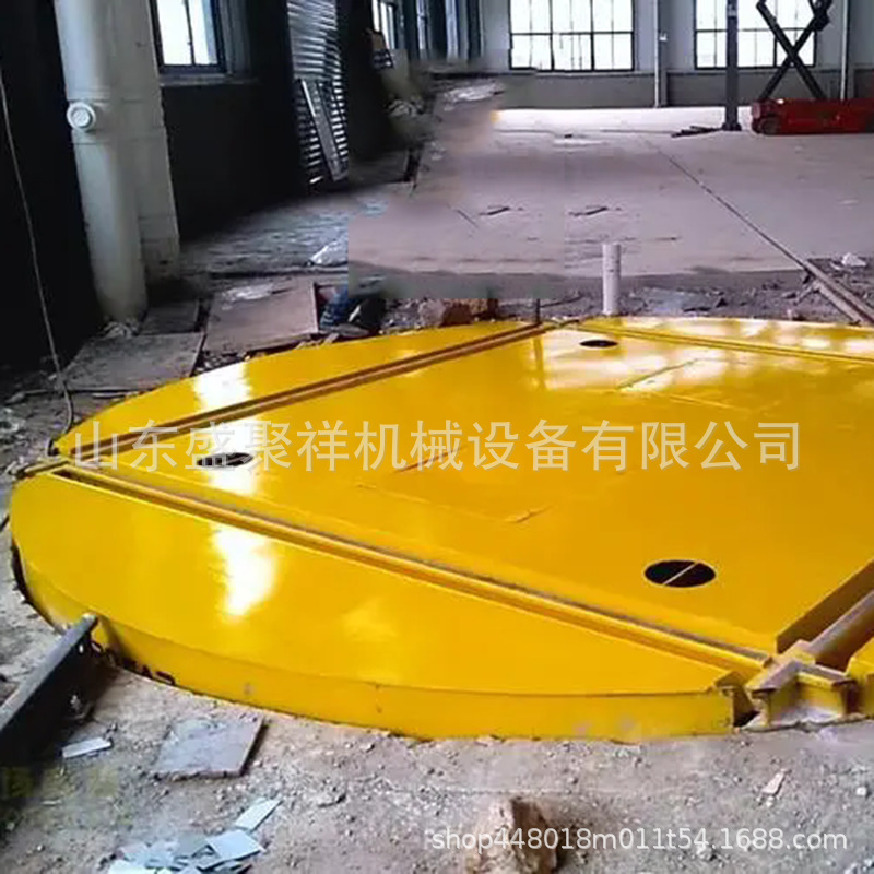 转盘道岔轨道转盘岔芯30kg-600mm矿用道岔转盘平稳变向