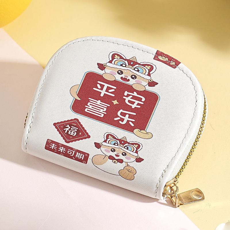 Bolso de tarjeta multitarjeta de venta caliente transfronterizo, bolso de identificación femenino, bolso de almacenamiento de tarjeta bancaria masculina, bolso de tarjeta femenino con estampado de dibujos animados lindo