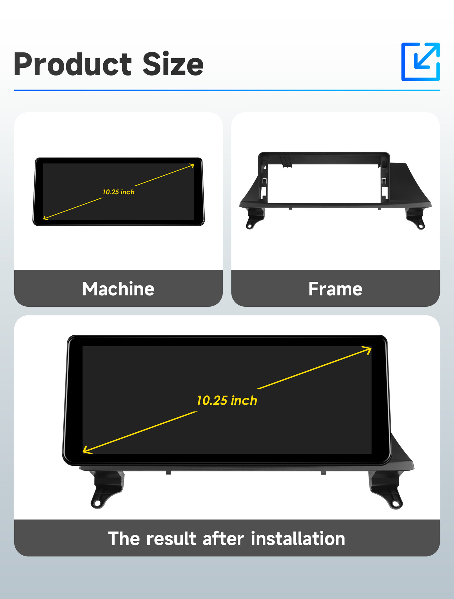 Suitable for 07-09 BMW X5 X6 E70 E71 CCC car-mounted large-screen Linux system MP5 navigation GPS