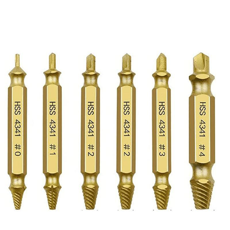 厂家供双头断头螺丝取出器 高速钢4341断丝取出器滑牙螺丝取出器