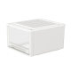 Thickened clothes storage box plastic storage box household storage cabinet wardrobe locker drawer storage box
