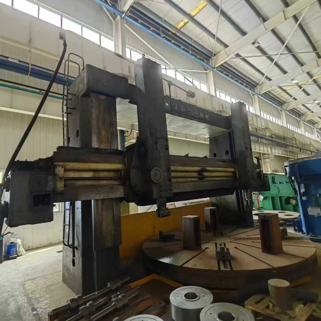处理二手武汉CQ5250A立式车床加工高度2米车削直径5米