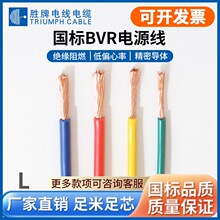 现货国标电线-BVR2 4 6 10平方单芯多股软铜线阻燃家装电线