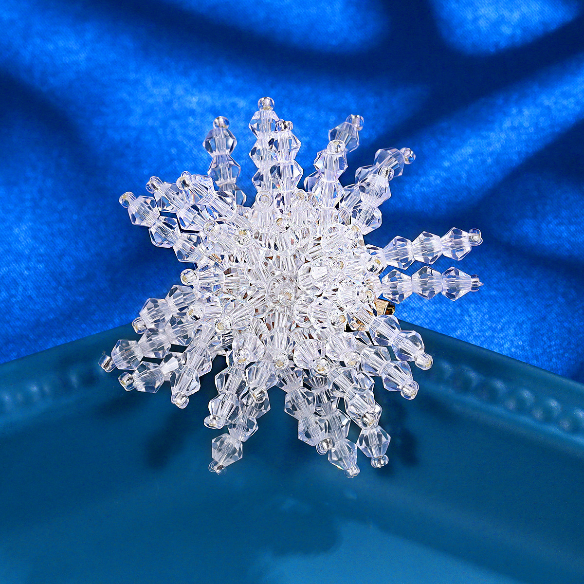 elegant transparent brooch