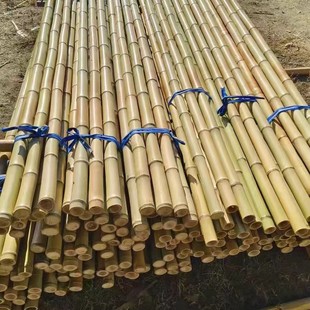 Wall decoration anti-corrosion bamboo pole carbonized bamboo decoration flag pole bamboo bamboo nanzhu white bamboo homestay decoration medium