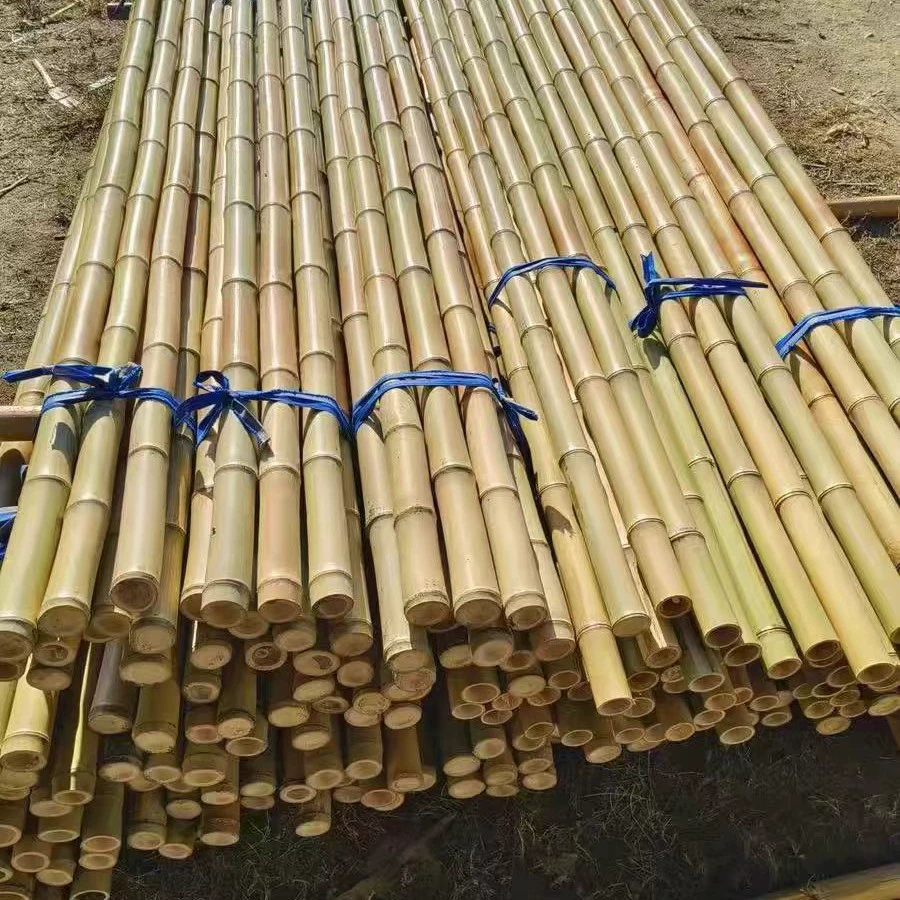 Оформление стен Антикоррозийный бамбуковый столб карбонизированный бамбуковый украшение флагшток Мосо бамбук Nanzhu белый бамбук B & B