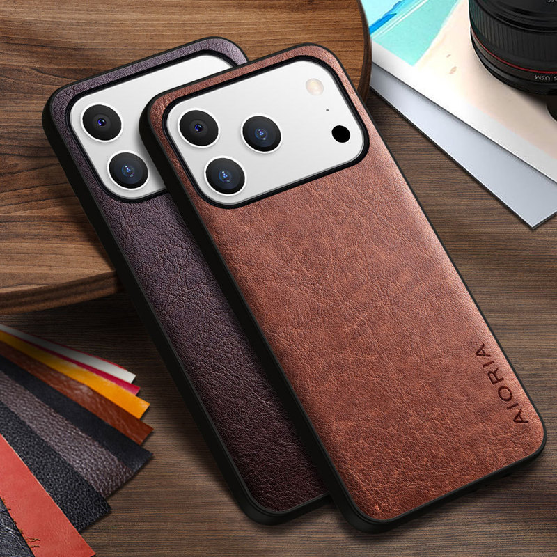Suitable for Apple iPhone 17 Pro Max iPhone Air Simulated Calfskin Phone Case Suitable for Apple iPhone 17 Pro Max iPhone Air Simulated Calfskin Phone Case
