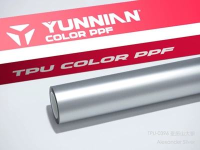 Dry and wet dual-use gray crystal TPU car color change film, car film color PPF, cross-border direct sales, factory wholesale (Auto Color Change Film) - tpu-alexander-silver-dual-use-for-wet-and-dry-surfaces-15215m