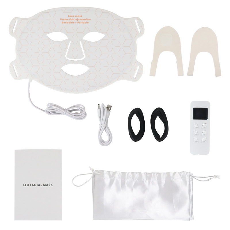 Four-ear classic white mask