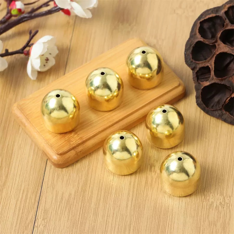 Dekorativa vindspel i koppar med hammare för diy trädgård_voghion.com