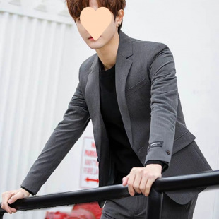 Casual Suit Men's Slim New Korean Style Small Suit Men's Spring and Autumn Jacket Men's Suit Suit Youth Suit