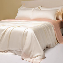 天丝四件套冰丝被套2024新款夏季轻奢真丝床单三件套床上用品