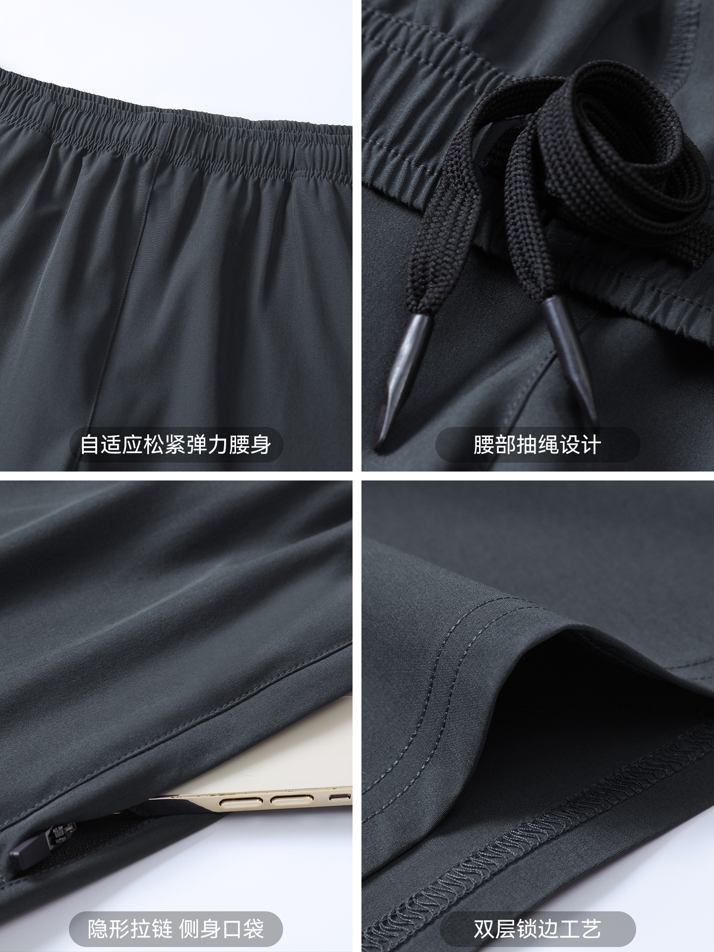 Pantalones deportivos de cinco puntos para hombres de verano Pantalones cortos de entrenamiento de baloncesto de secado rápido de gran tamaño transfronterizos Pantalones deportivos de ocio al aire libre transpirables
