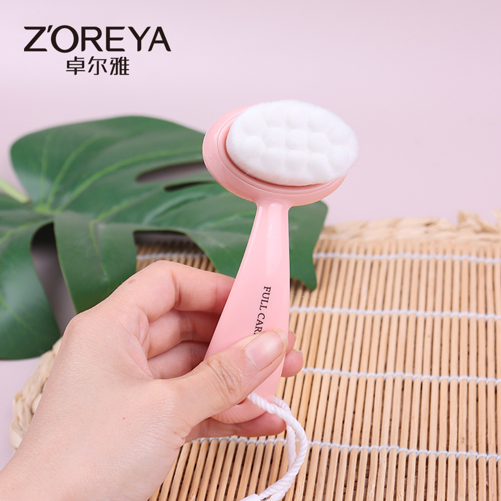 Zhuolya nuevo cepillo de limpieza al por mayor removedor de pelo suave INSTRUMENTO DE LIMPIEZA pore blackhead eliminación cordón arco cara lavado cepillo