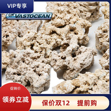 片状爪哇干岩石海缸造景石代替海水活石开采死石培菌石免爆藻