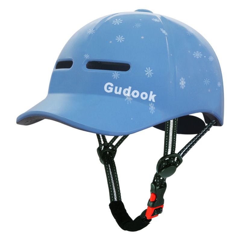 Gorro de pico de pato moldeado de una pieza para ciclismo, desplazamientos, casco para scooter eléctrico para todas las estaciones, patineta, patinaje sobre ruedas, béisbol