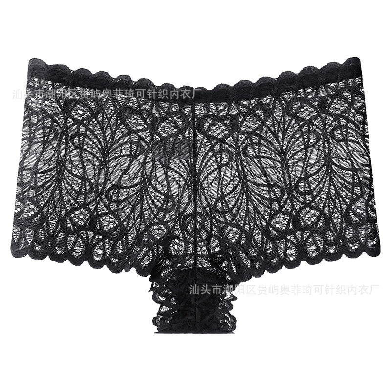 Кружевные трусики женские, средняя посадка, дышащие, размеры S–XL