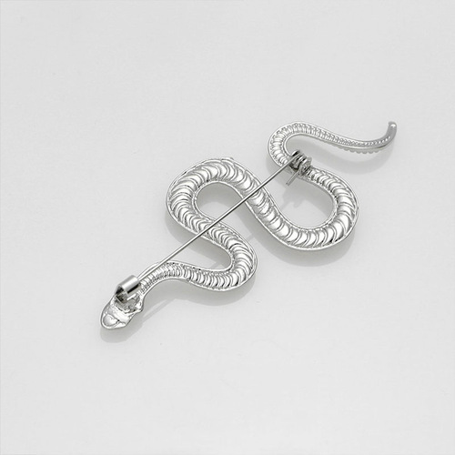 New fashion brooch for men and women, creative pin, Xiao Yi snake-shaped badge tie pin, suit retro personalized accessories