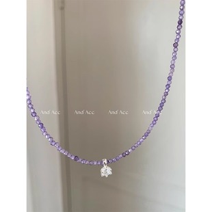 And Acc��ɫ�荴���5A���ʯs925���y�ֹ��朵���ins�L�i���Ů