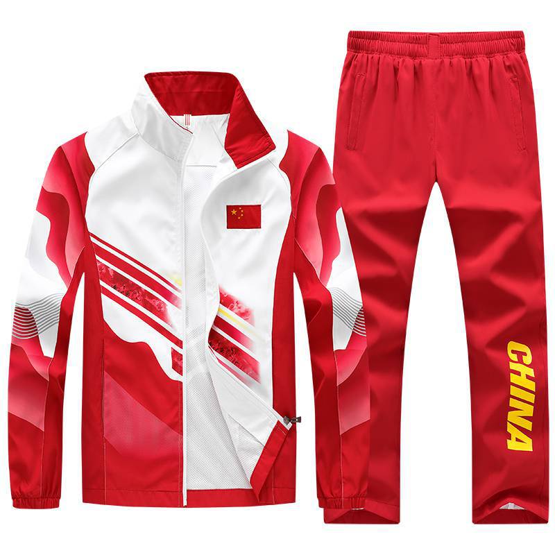 2022 Chinese sportswear suit men and women athletes sports students running training martial arts coach clothing national clothing