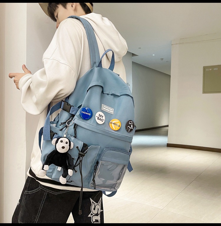 Schoolbag Large-capacity Schoolbag Travel Light Multifunctional Trend Portable display picture 6