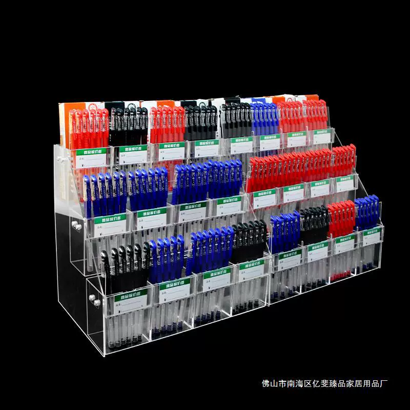 Супермаркет акриловая стойка с ценовой подпиской канцелярских товаров