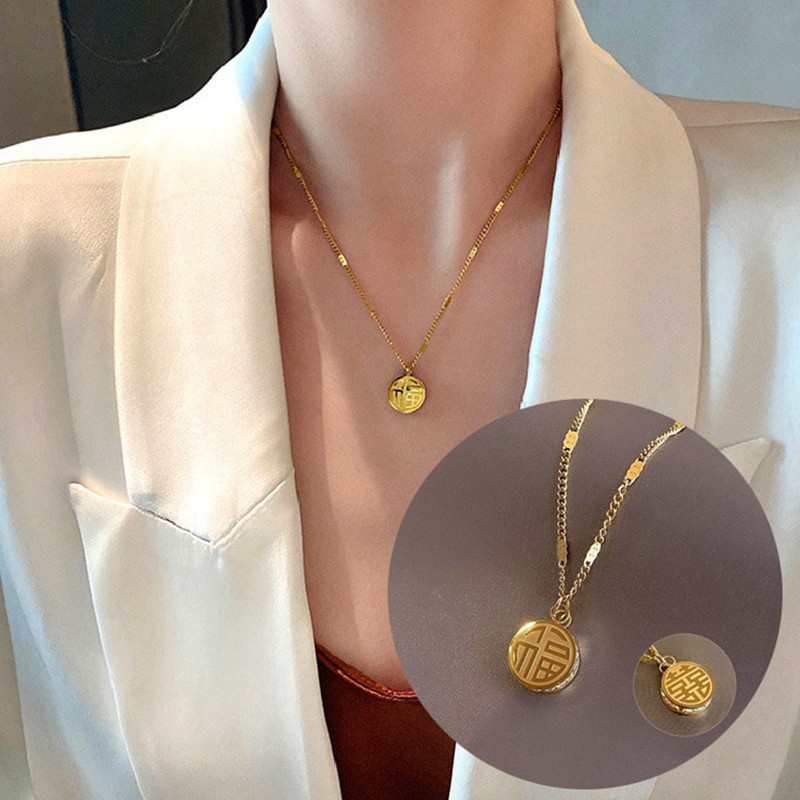 Nuevo collar de acero de titanio incrustado en diamantes para mujeres todo a juego ins Internet celebridad luz Cadena de clavícula de lujo elegante joyería de alto grado que no se desvanece