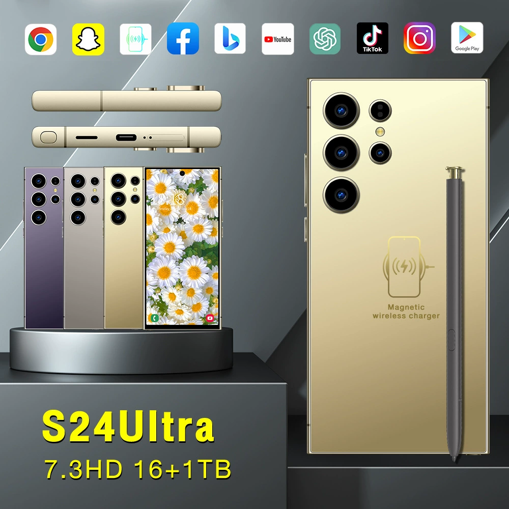 (Глобальная торговля через границу), S24, мобильный телефон, смартфон, S24 Ultra, 7.3 дюйма, 64ГБ, 4G