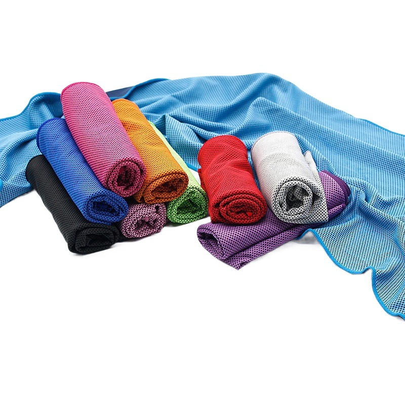 Cross-border spring and summer ice towel outdoor sports towel cold feeling quick-drying towel advertising towel printable LOGO wholesale