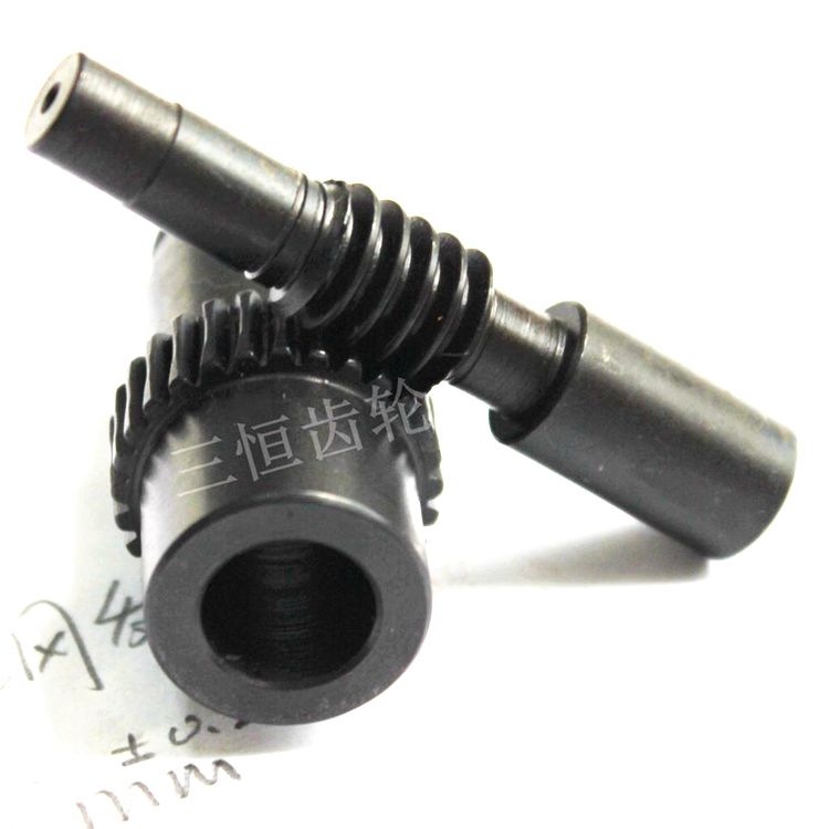 0.8模数蜗轮蜗杆速比1比28 厂家小模数齿轮45钢涡轮蜗杆