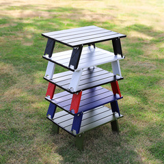 Outdoor ultra-light portable mini aluminum alloy table ultra-small folding leisure table tent camping table coffee table tea table