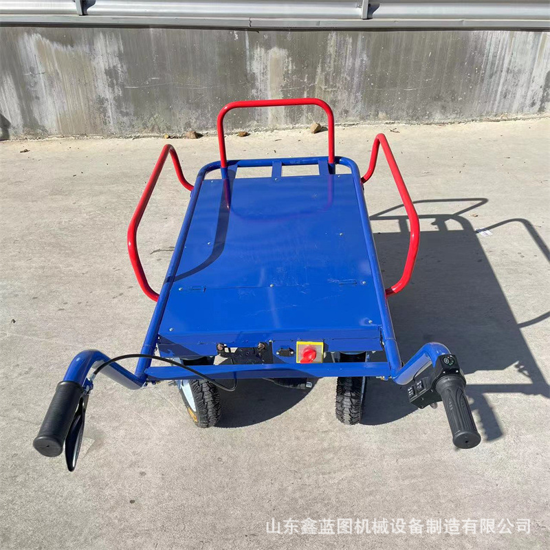 建筑工地水泥手推车 果农水果汽油鸡公车 独轮行走充电式搬运车