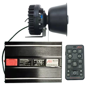 Wireless siren speaker, 200W vehicle-mounted loudspeaker, high-pitched alarm, AS7200D+ with heat dissipation, round-mouth speaker