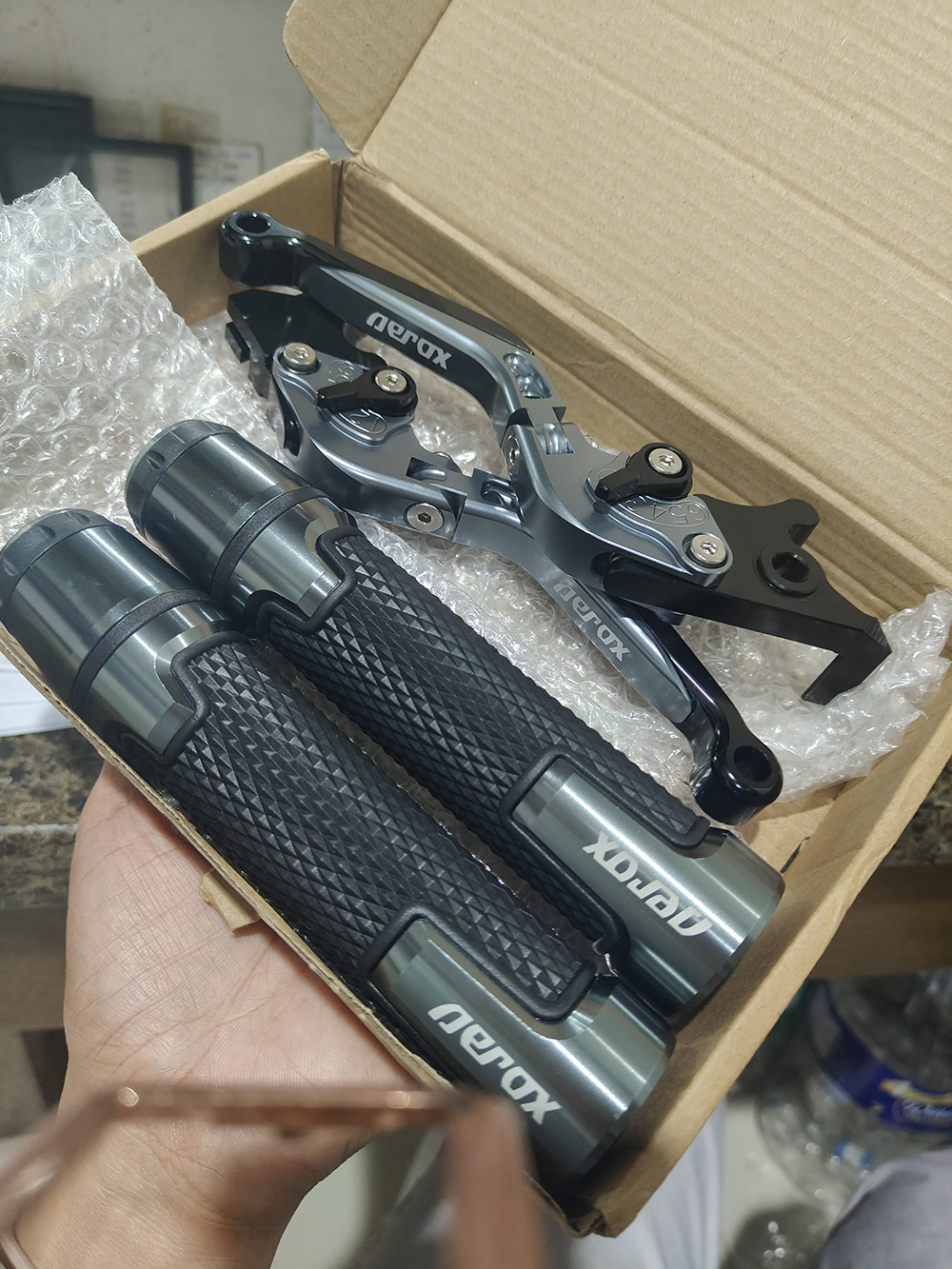 Suitable for Scooter Aerox 155/Nvx155 Modified Brake Clutch Lever Cnc Handlebar Cover
