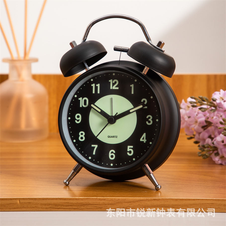 Venta caliente transfronteriza reloj despertador luminoso para estudiantes con voz súper grande en casa junto a la cama alarma dormitorio dormitorio reloj de sala de estar