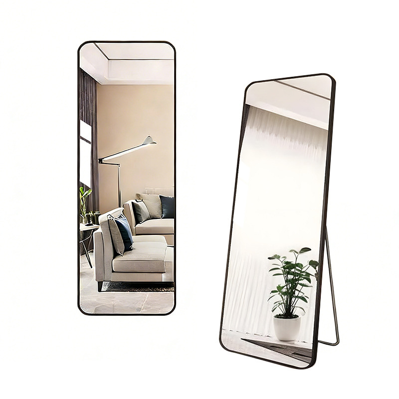 全身鏡、ドレッシングフロアミラー、家庭用シンプルな壁掛けミラー、インターネットセレブの女の子の寝室の化粧壁掛け試着ミラー