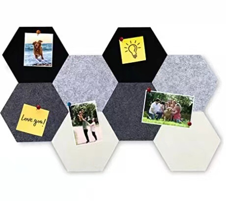 Colorful Sound-Absorbing Panels Hexagonal Felt Pin Board Self-Adhesive Memo Home Decoration Message Board Photo Wall Wholesale Colorful Sound-Absorbing Panels Hexagonal Felt Pin Board Self-Adhesive Memo Home Decoration Message Board Photo Wall Wholesale
