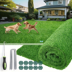 Artificial Turf Grass Outdoor Fake Grass Rug with Drainage