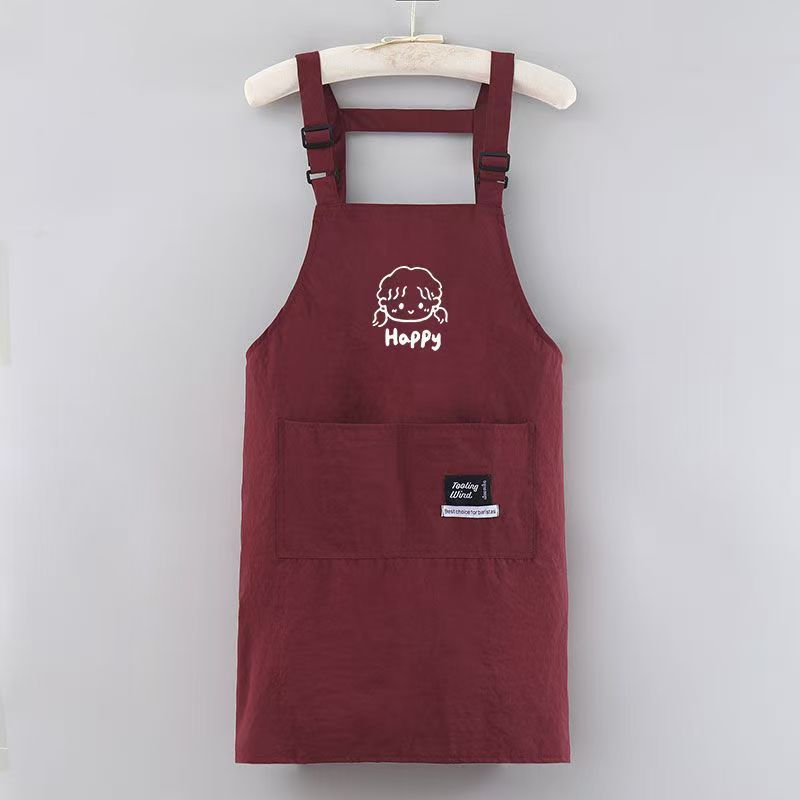 新型エプロン家庭用厨房工装腰を囲んで飲食専用の成人防水料理作業服を印刷してカスタマイズした|undefined