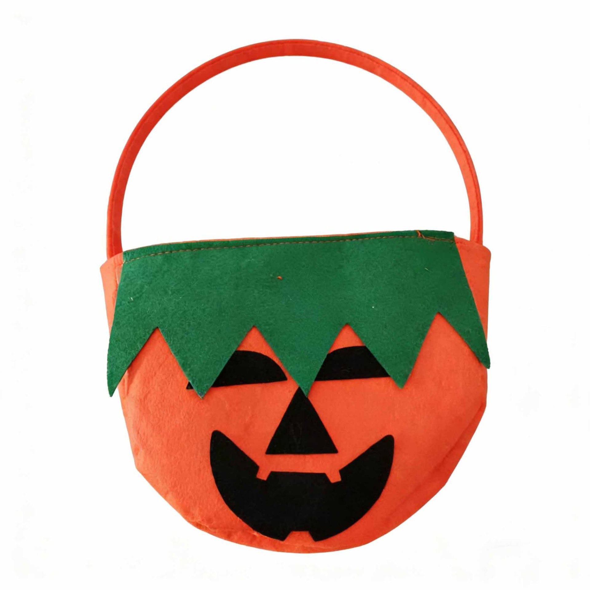 Bolsa de dulces de Halloween portátil bolsas de calabaza tridimensionales para niños regalos props de fiesta de fantasmas brujas transfronterizas props de fiesta de fantasmas