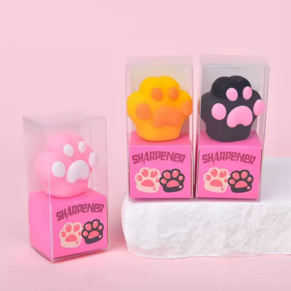 Creative Animal Pencil Sharpener Cartoon Capybara Silicone Pencil Sharpener Compact Mini Gift Box Student Prizes Gifts Wholesale