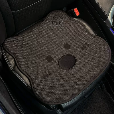 Breathable Car Seat Cover — Seat cushion, seat cover - all-season-linenwest-highland-white-terrier-puppy-gray-front-seat-cushion-single-no-specifications