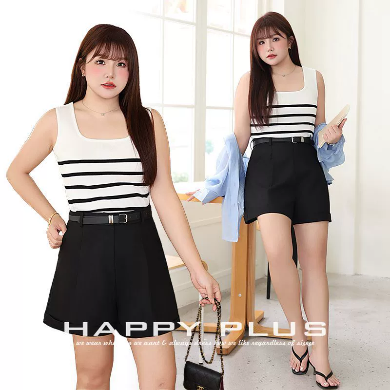 Квадратный воротник трикотажный жилет с тонкими полосками и нижним камзолом