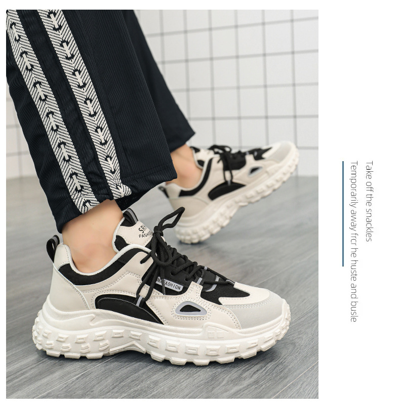 Men Casual Shoes Running Shoes Leather Shoes Sneakers Mesh Versatile Arch Support Slip Resistant Footgear Sneakers_voghion.com