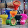 Amazon water cigarette accessories spot shiSha silicone cigarette cigarette pot crystal handle smoke bowl hollow cigarette cigarette pot