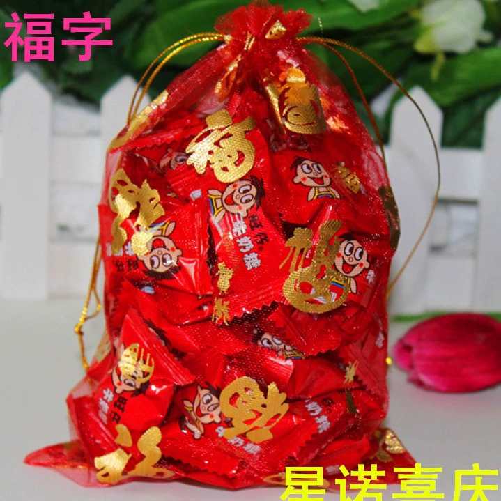 Праздничные поставки Новый Творческий свадебный мешок конфет марлевый мешок Свадебный марлевый мешок конфеты мешок сетки оптовые производители