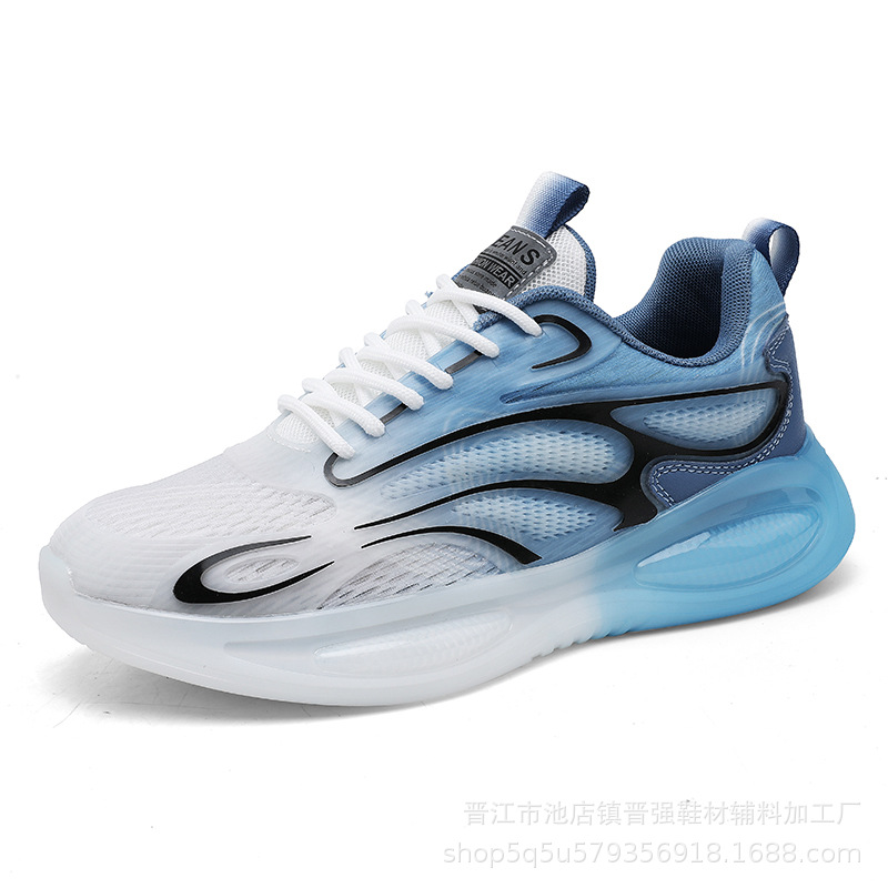 Zapatos de hombre otoño deportes transpirables zapatillas de fondo suave absorción de choque botón giratorio nuevo Putian zapatos casuales al aire libre zapatos de moda