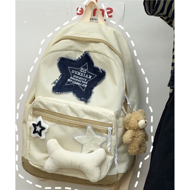 Маленький водонепроницаемый рюкзак, милый школьный портфель 31×15×44 см, DIY 2023