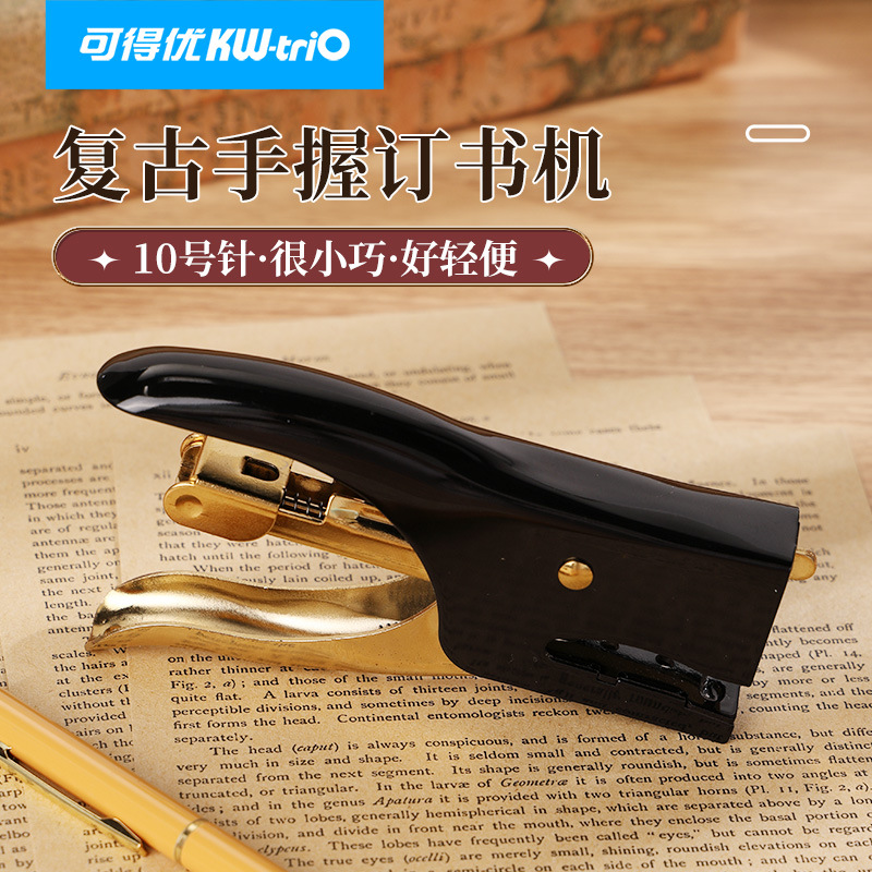 Disponible You5228 Retro Manual Encadelador de Embalaje para llevar Grapadora 10 8 página Manual Grapadora portátil