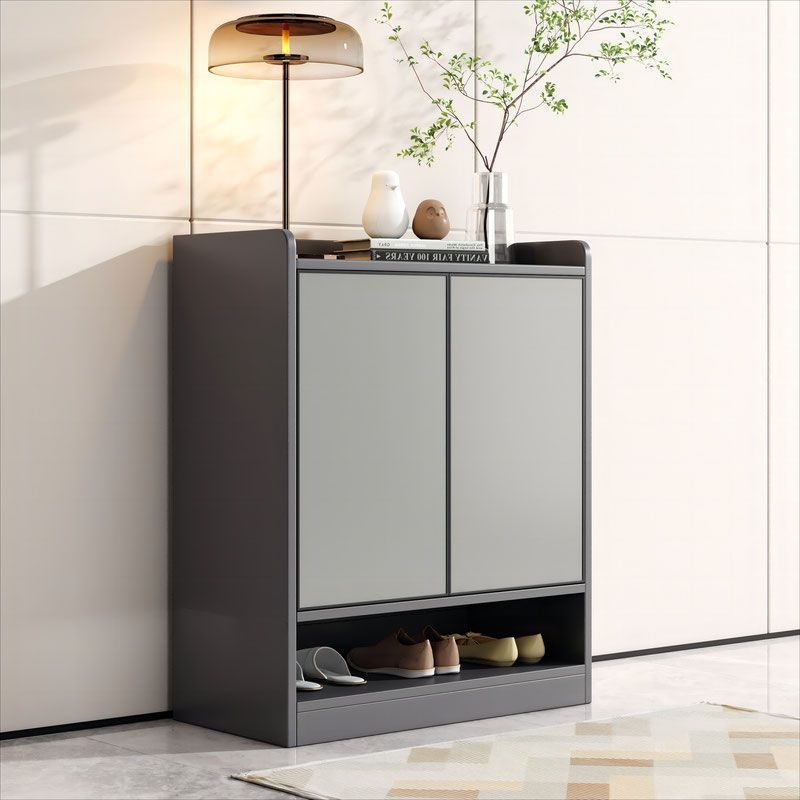 Aluminum Alloy Entrance Door Integrated Shoe Cabinet Popular Aluminum Honeycomb Storage Cabinet Outdoor Waterproof Sun Protection Storage Cabinet